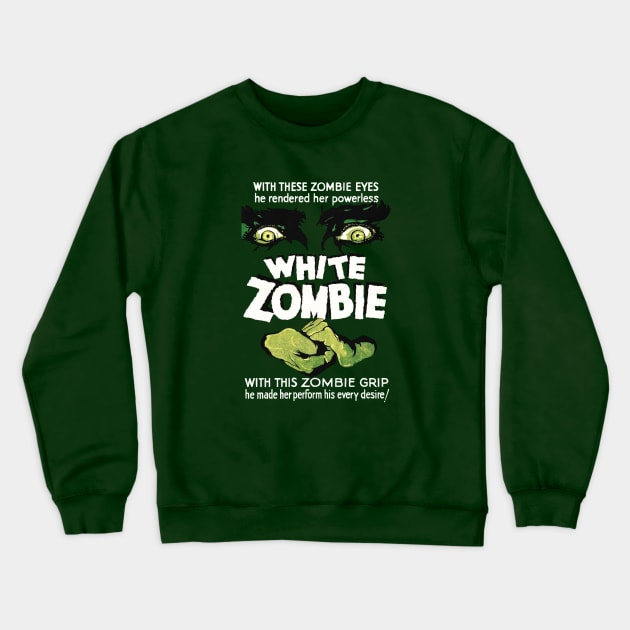 White Zombie Crewneck Sweatshirt by The Curious Cabinet